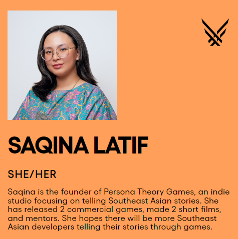 Saqina Latif - Nominee of the Future Class 2023 by the Game Awards.