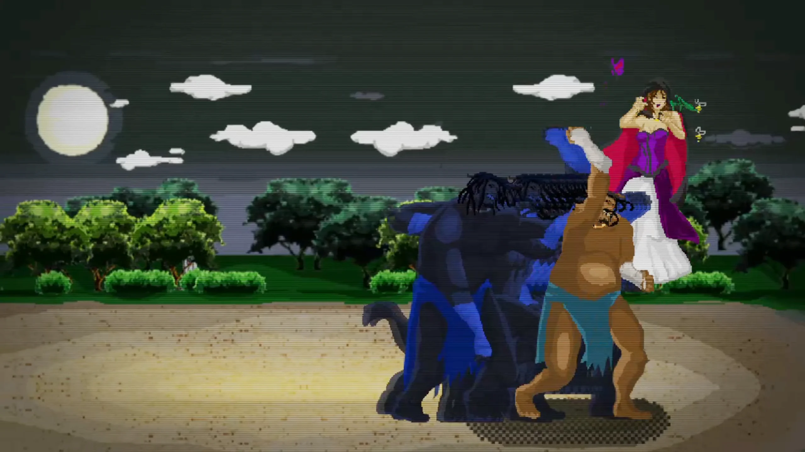 A screenshot of the Filipino fighting game Agnostiko Vs.